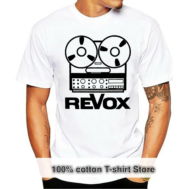 T-Shirt Revox shirt DJ drawing the Mythical Recorder Vintage coils v