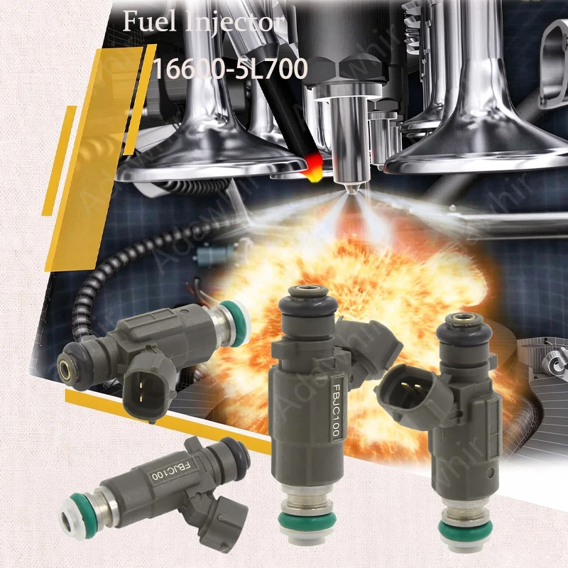 High quality New For 4Pcs 16600-5L700 for Nissan 2001-2004 Infiniti 350Z G35 FX35 QX4 Fuel Injectors Set Of 6/4