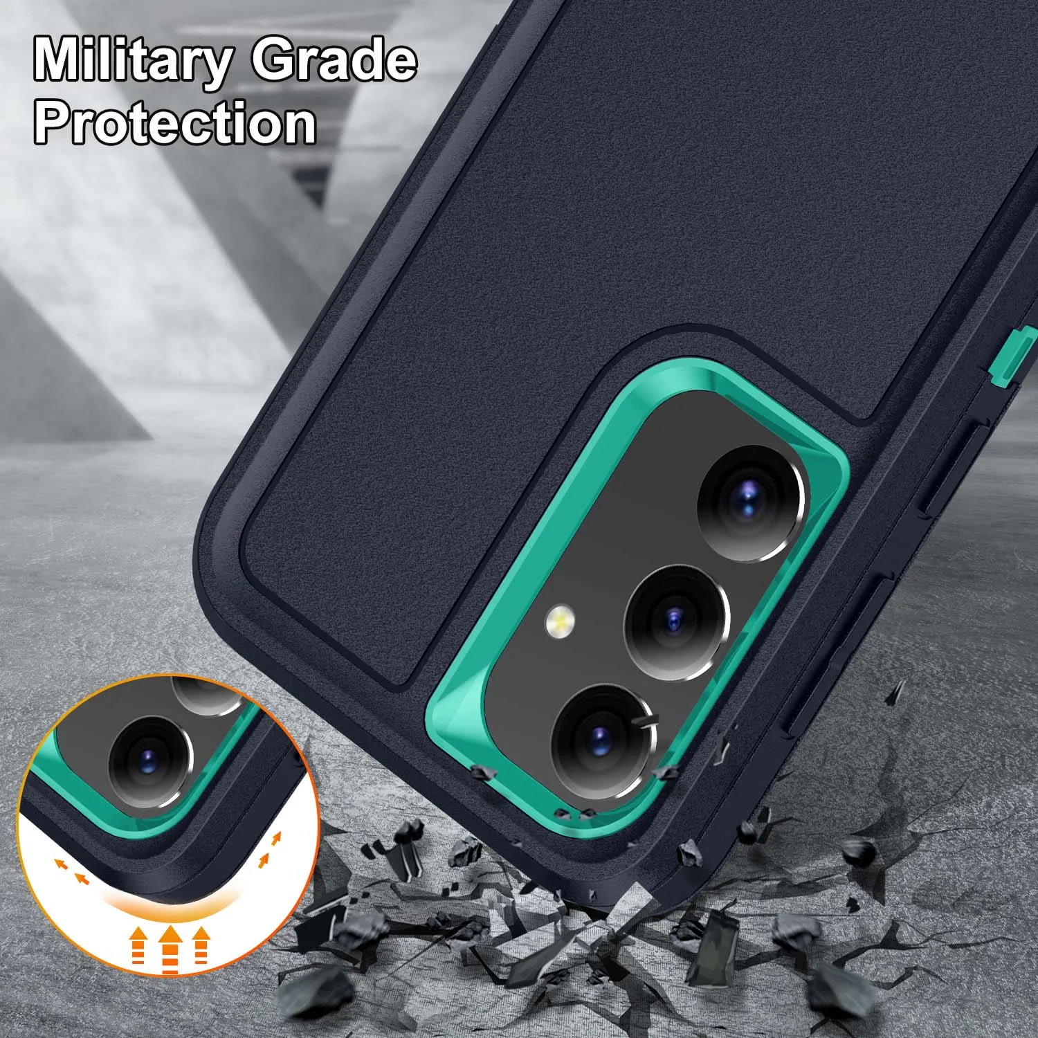 

Heavy Duty Protective Accessories Case for Samsung Galaxy S25 FE A17 5G S24 Ultra S22 Plus S23 A56 A16 A36 A15 A54 A53 A14 A13