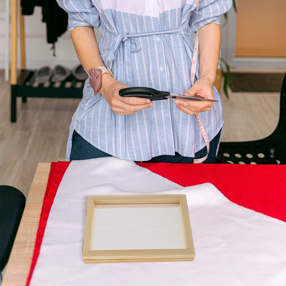 Рамка из соснового дерева для изготовления бумаги, набор для рукоделия «сделай сам», обучающий деревянный экран, детский бумажный инструмент ручной работы, пригодный для вторичной переработки, художественный проект