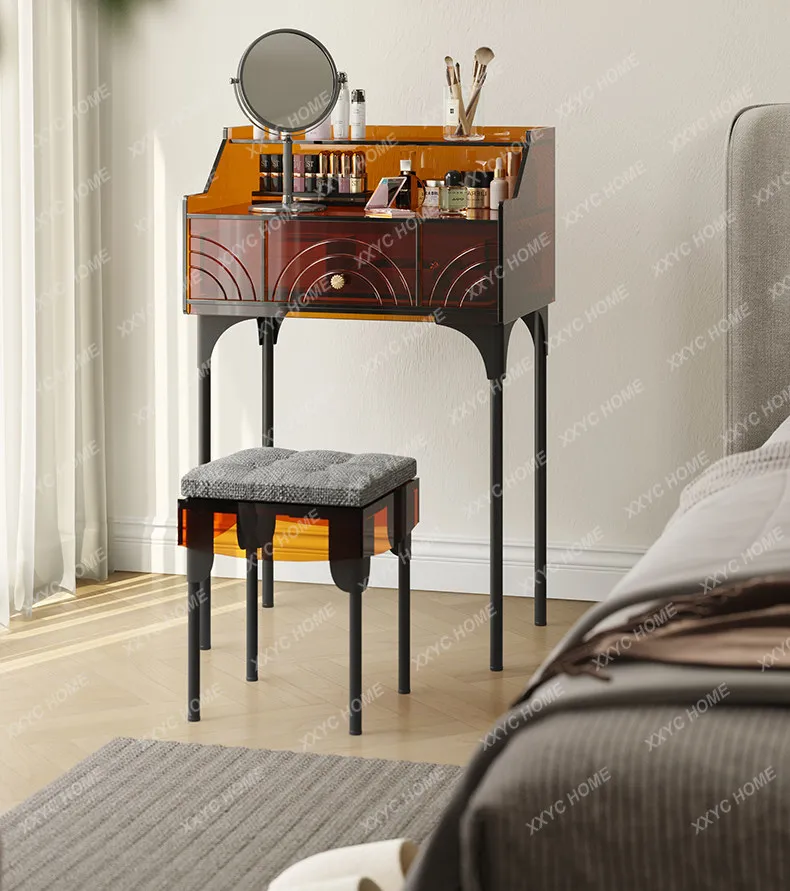 Acrylic dressing table, bedroom makeup table, light luxury and high-end small apartment dressing table