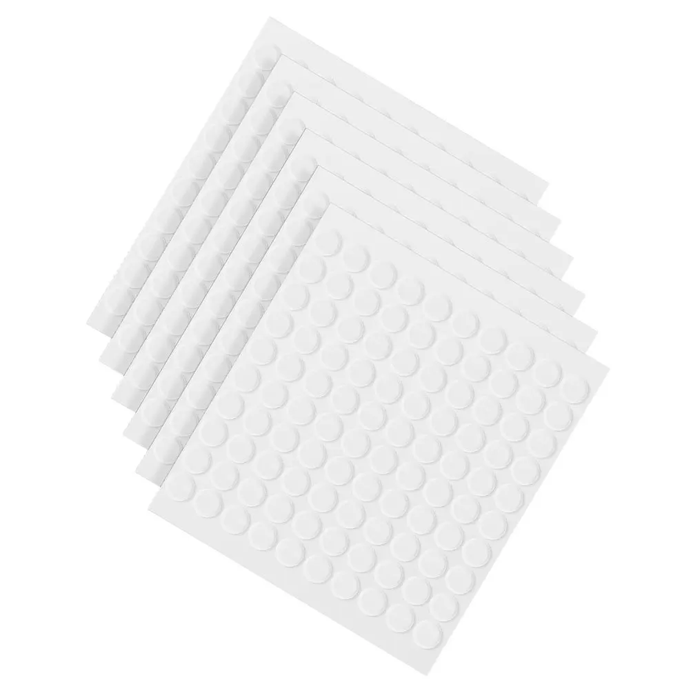 800 قطعة شريط لاصق مزدوج الجوانب من الأكريليك لألواح الرغوة العازلة للصوت ملصقات جدارية تثبيت تثبيت قابل للإزالة واضح متعدد