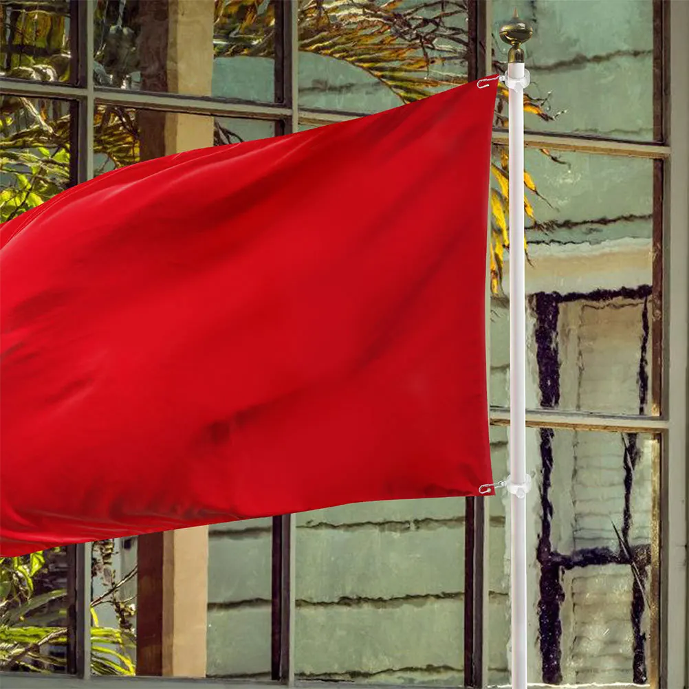 6 قطع من أبازيم تثبيت العلم، مشبك تثبيت زاوية احترافي لعرض علم الحدث الرسمي مع مقاومة قوية للرياح وإعداد سهل #3