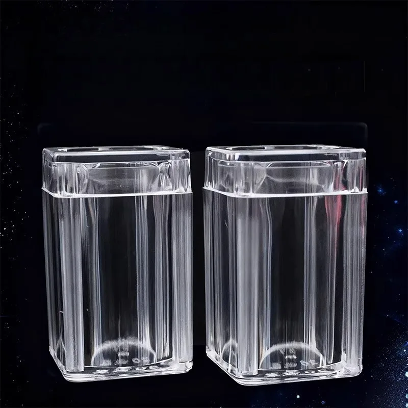 2026 5PCS High-transparency Square Protective Box Durable Good Sealing Full-roll Commemorative Banknote and Coin Storage Box