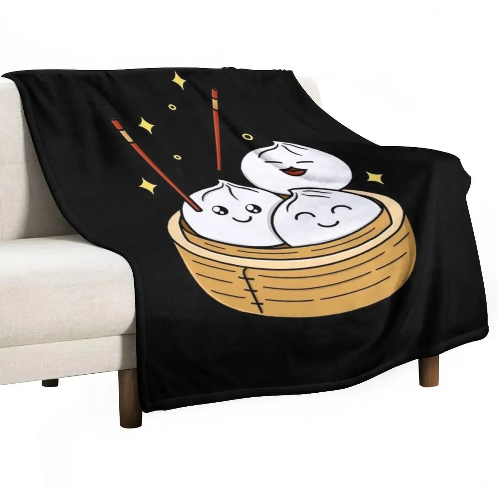 Happy Dumpling Throw Blanket Comforter funny gift decorative christmas decoration Blankets