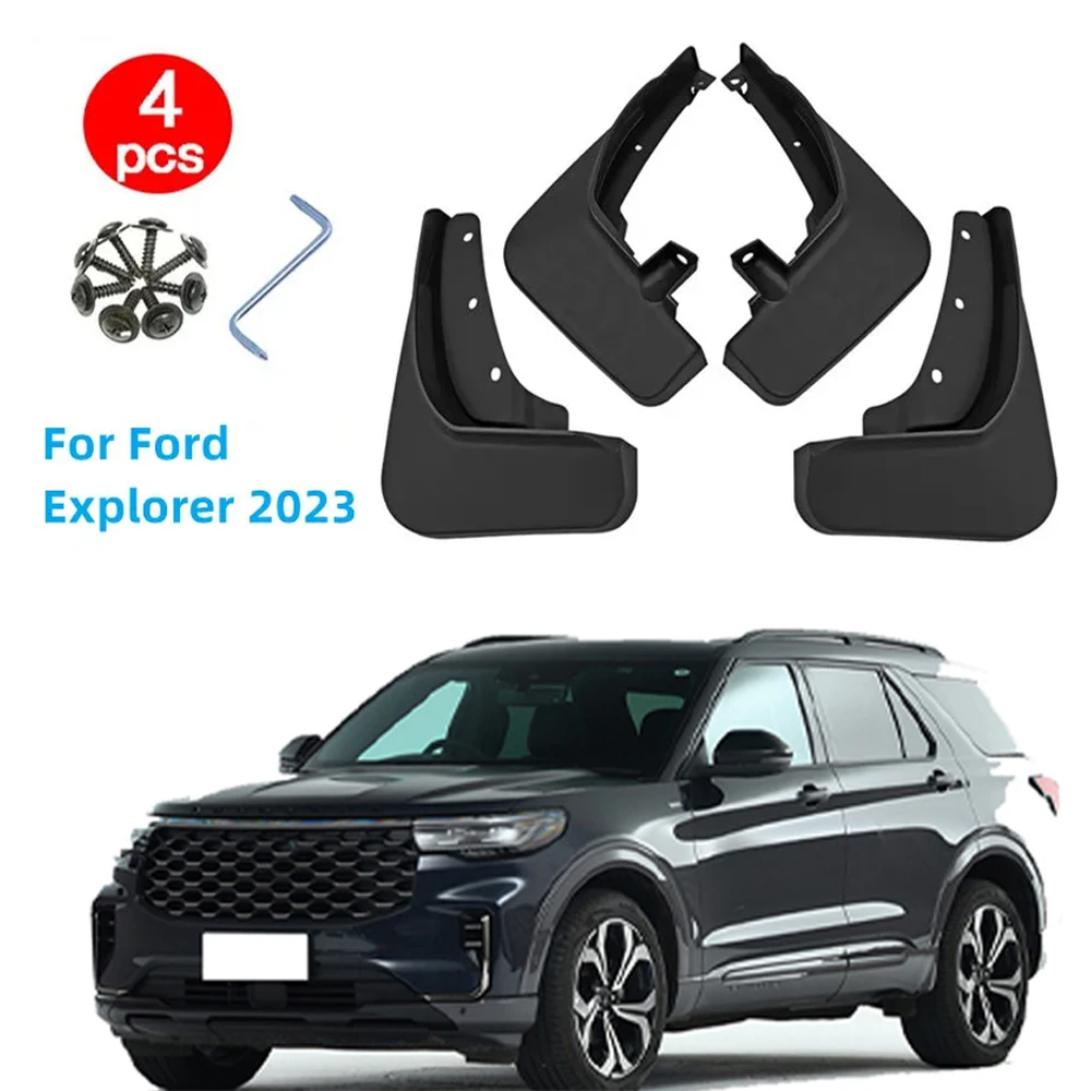 

Автомобиль для Ford Explorer, передняя и задняя защитная версия, оригинальные аксессуары колесный брызговик 2023