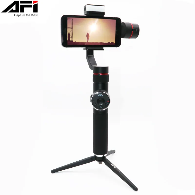 

AFI V5 Stabilizer For Phone Gimbal Selfie Sticks 3-Axis Handheld Smartphone Stabilizer Cellular phone For Iphone X 8 7 Samsung