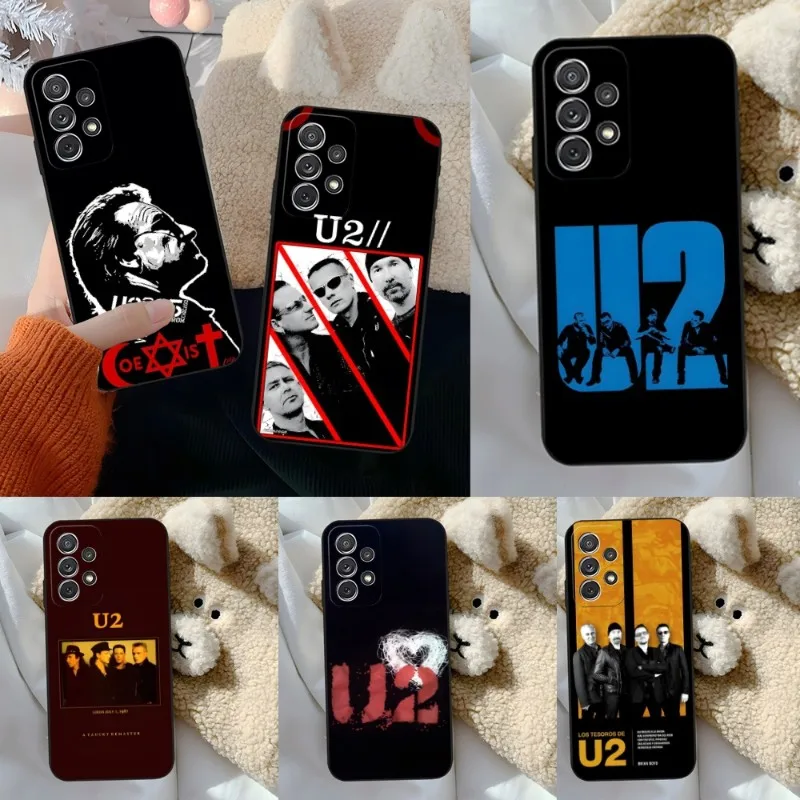 U2 Band Rock Phone Case For Samsung Galaxy S21 S20 S30 S23 S22 Ultra Fe S10 S8 S9 Note 20 10 Pro Plus Back Cover