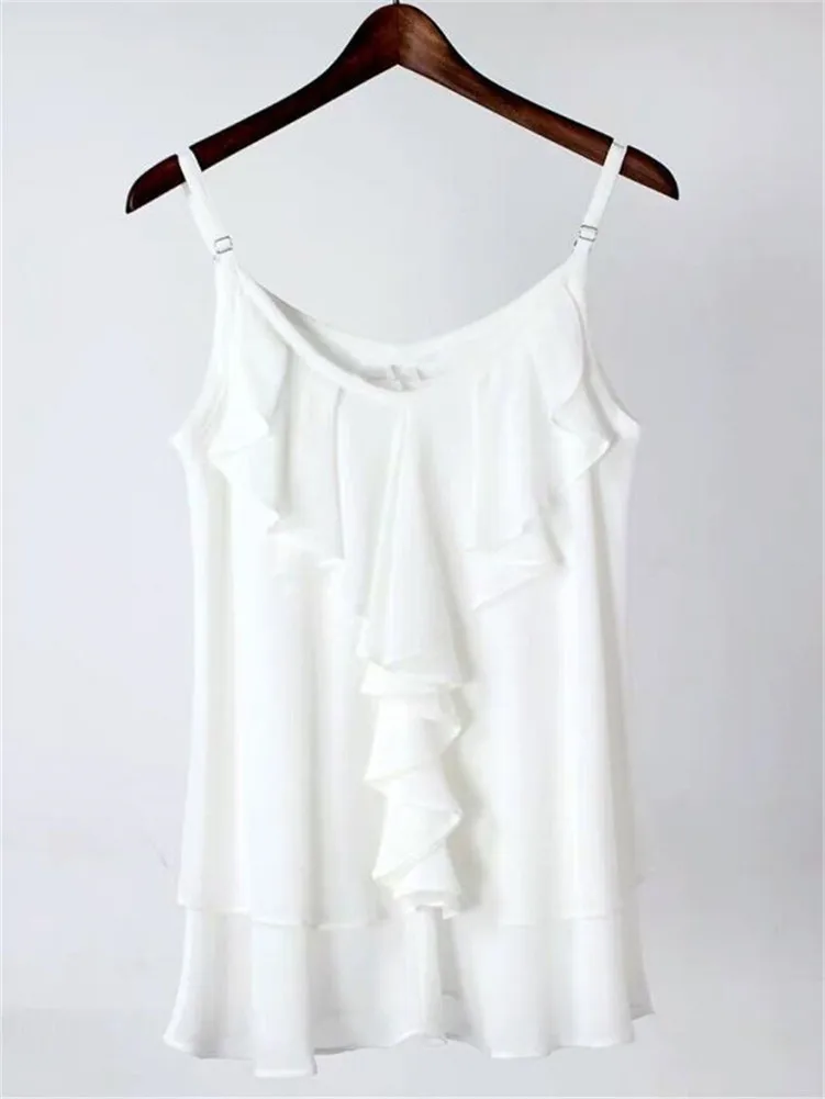 Aó Khoác Xe Tăng Áo Không Tay Cổ Tròn Gọng Áo Vest Áo Nữ Tất Cả Trận Đấu 10 Màu Áo Sơ Mi Cao Cấp