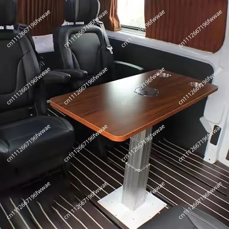 RV Boat Retractable Dining Table Kit, Modified Lift Type Foldable Table for Indoor & Vehicle Use