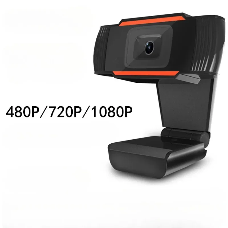 480P 720p 1080p HD Webcam with Mic Rotatable PC Desktop Web Camera USB Video Call Web Cam For PC Computer Desktop Gamer Webcast