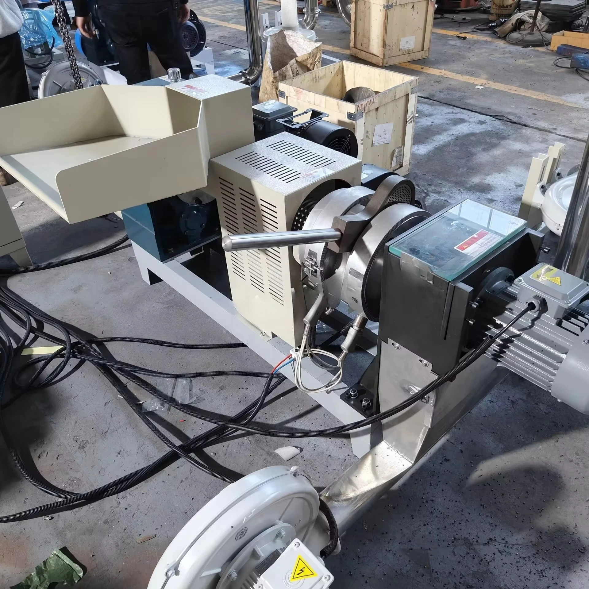100%New GYR-75 PP HDPE LDPE Mini Air Cooling Plastic Granulators Recycling Machine