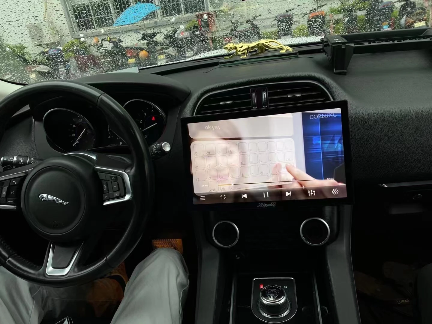 

13,3-дюймовый автомобильный мультимедийный проигрыватель для Jaguar F-PACE 2016-2020: Android 14, Auto Carplay, панель управления кондиционером, головное устройство