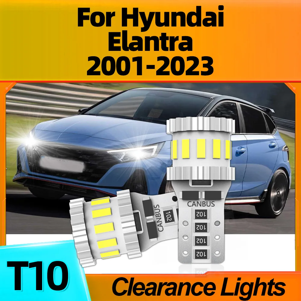 

2Pcs T10 W5W 6000K White LED Clearance Lights For Hyundai Elantra 2001 2002 2003 2004 2005 2006 2007 2008 2009 2010 2011 12-2023