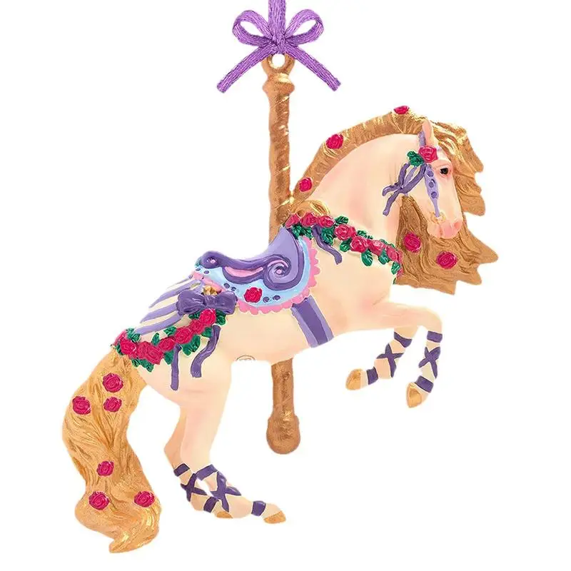 Kerstboom Paardendecor 2d Acryl Ambachtelijke Hanger Feestdecoratie Kerstfeest Bruiloft Decor Paardenboom Decoratie