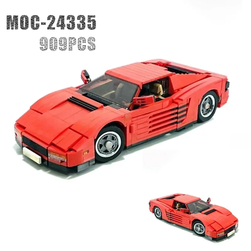 NEW MOC-24335 Testarossa, Coupe, Roadster 909 PCS Model Building Kit Block Self-locking Bricks Birthday Christmas Gift