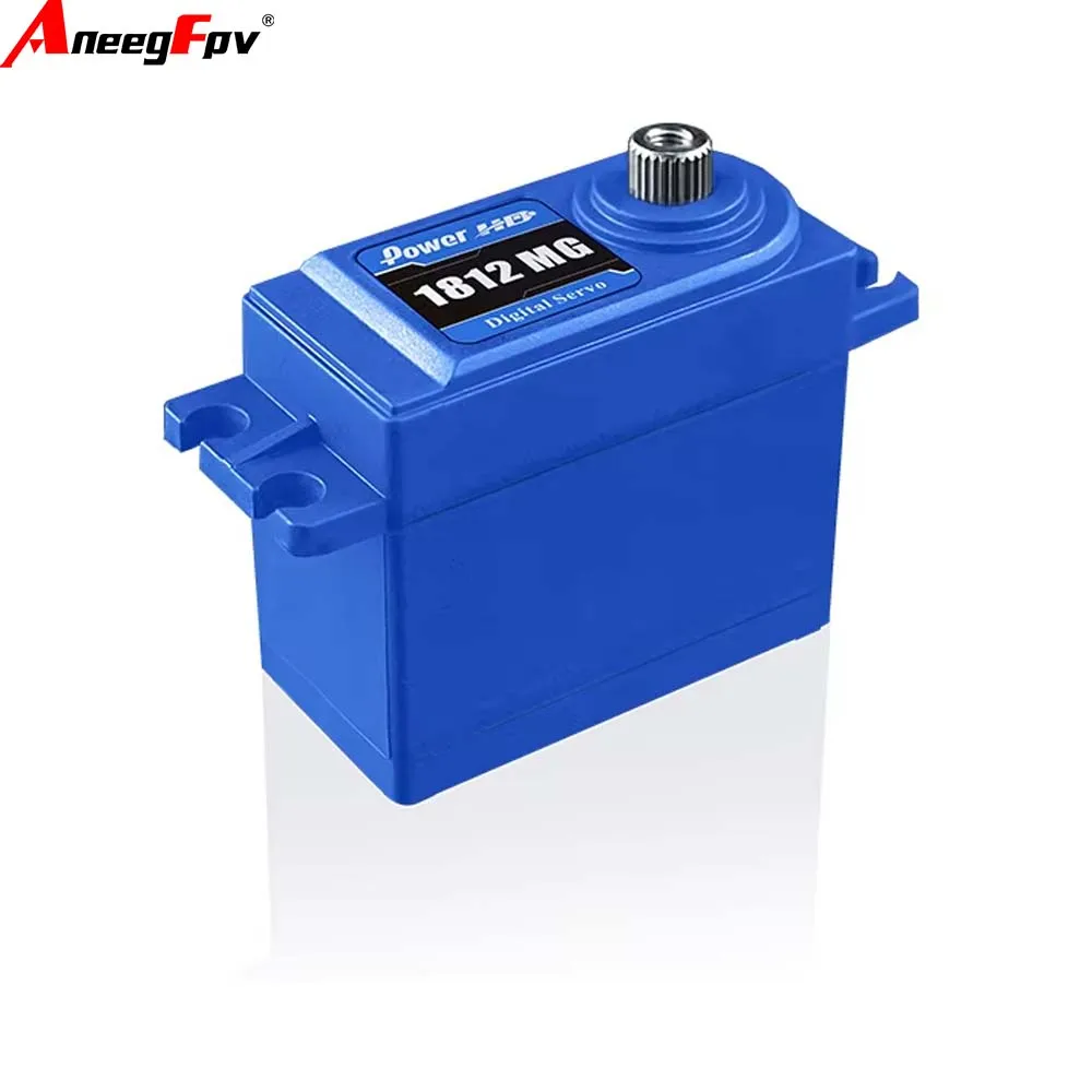 

Power HD 1812MG Водонепроницаемый цифровой металлический сервопривод RC с высоким крутящим моментом для радиоуправляемого автомобиля Альпинистский автомобиль TRX4 Радиоуправляемый вертолет