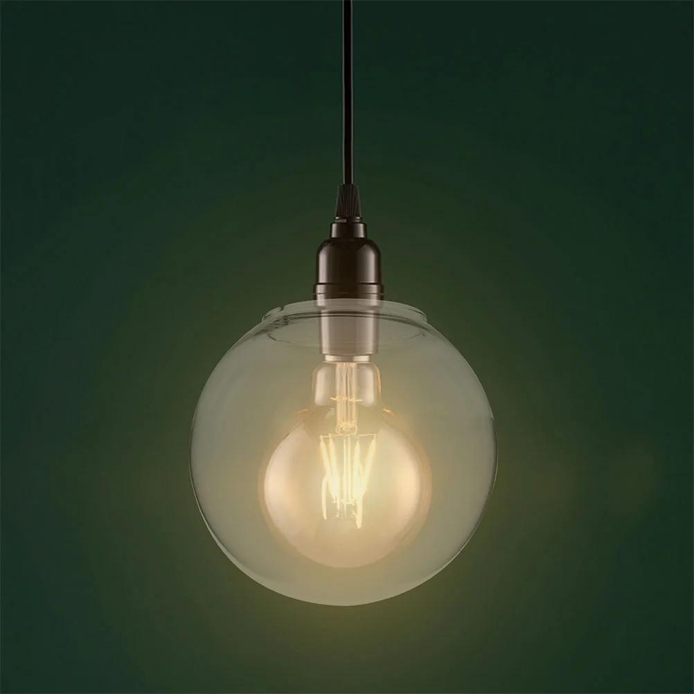 Light Bulbs Ball Lampshade Glass Shades Replace Fixture Cover for Chandeliers Replacement Transparent