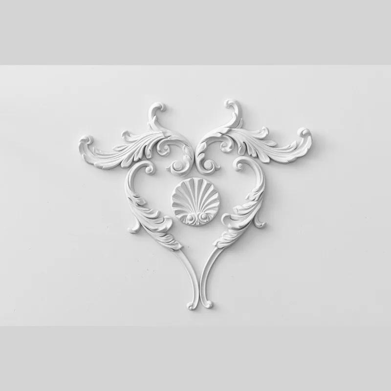 JMZ45 Carved corner decorations, PU material, various styles for living room and bedroom.