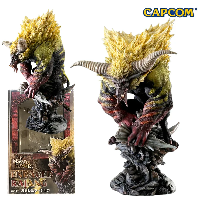 ฟิกเกอร์แอ็คชั่น CAPCOM CFBCM Furious Rajang จากเกม MONSTER HUNTER ของเล่นโมเดลสำหรับเด็กผู้ชาย ของแท้พร้อมกล่อง ของสะสมสำหรับเด็กผู้ชาย
