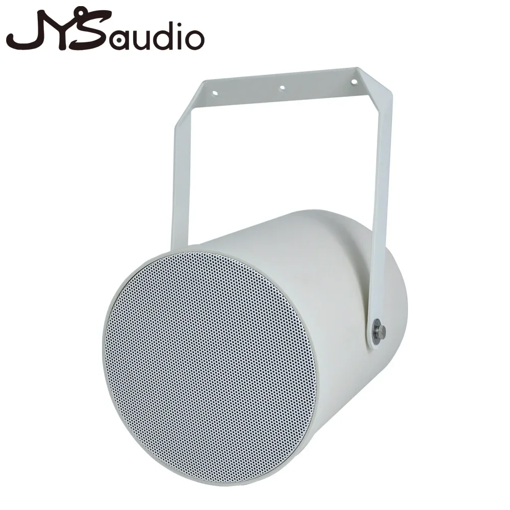 Altavoz de proyección unidireccional para exteriores IP55, Altavoz montado en la pared de 100v, funda de plástico para altavoz doméstico o exterior y cubierta de malla de aluminio