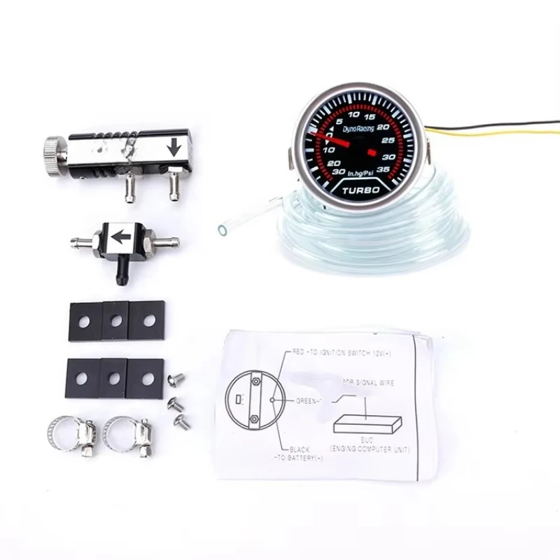 

Adjustable turbocharger kit for automobiles, cabin instrument panel