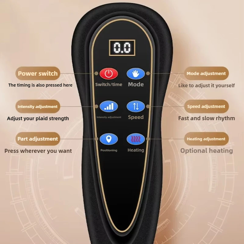 Lumbar Cervical Spine Intelligent Electric Seat Cushion Massage Mattress Home Multi-function Massager Massage Cushion Mat