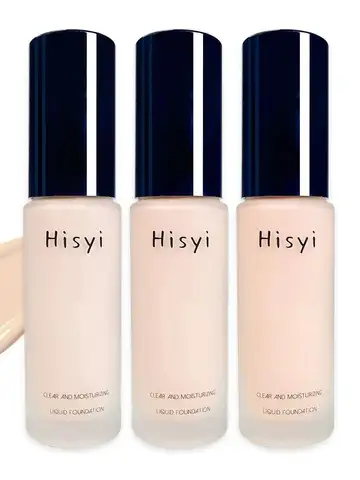 Liquid foundation naturally covers flaws without sticking powder, plain face cream, transparent foundation, conceals blemishes