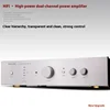 SUQIYA TS-2 200w*2 2채널 스테레오 앰프 고전력 광섬유 동축 Bluetooth 5.0(원격 제어 클래스 AB 홈 오디오 포함) 2