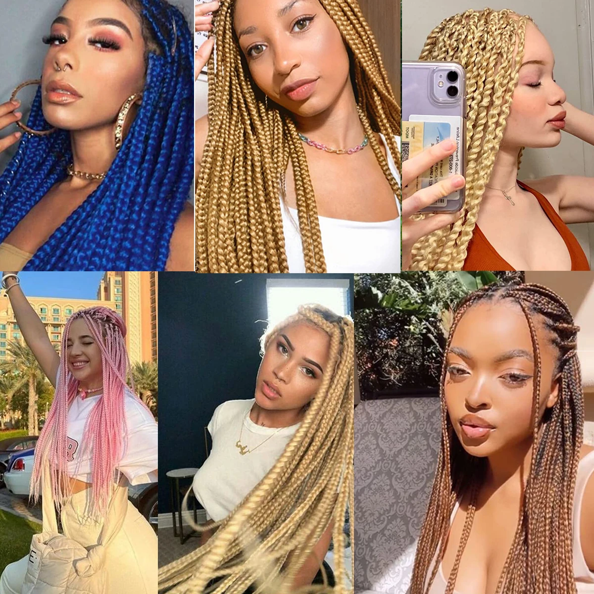 Braziliaanse Wol Haarverlenging Voor Vrouwen Kinderen Afrikaanse Yaki Synthetische Senegalese Twist Faux Locs Wraps Jumbo Gehaakte Vlechten Haar