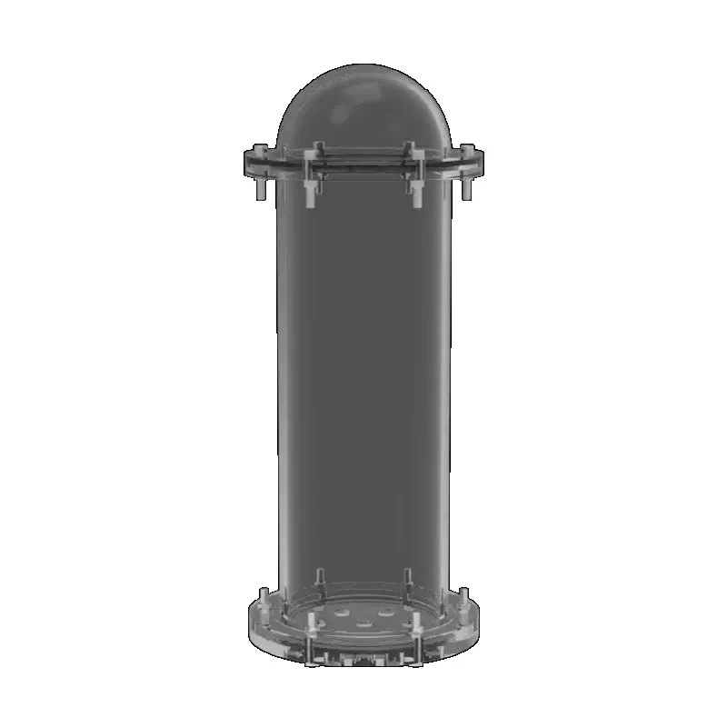 1pcs Experimental ROV sealed cabin acrylic waterproof  underwater robot cabin shallow water plexiglass