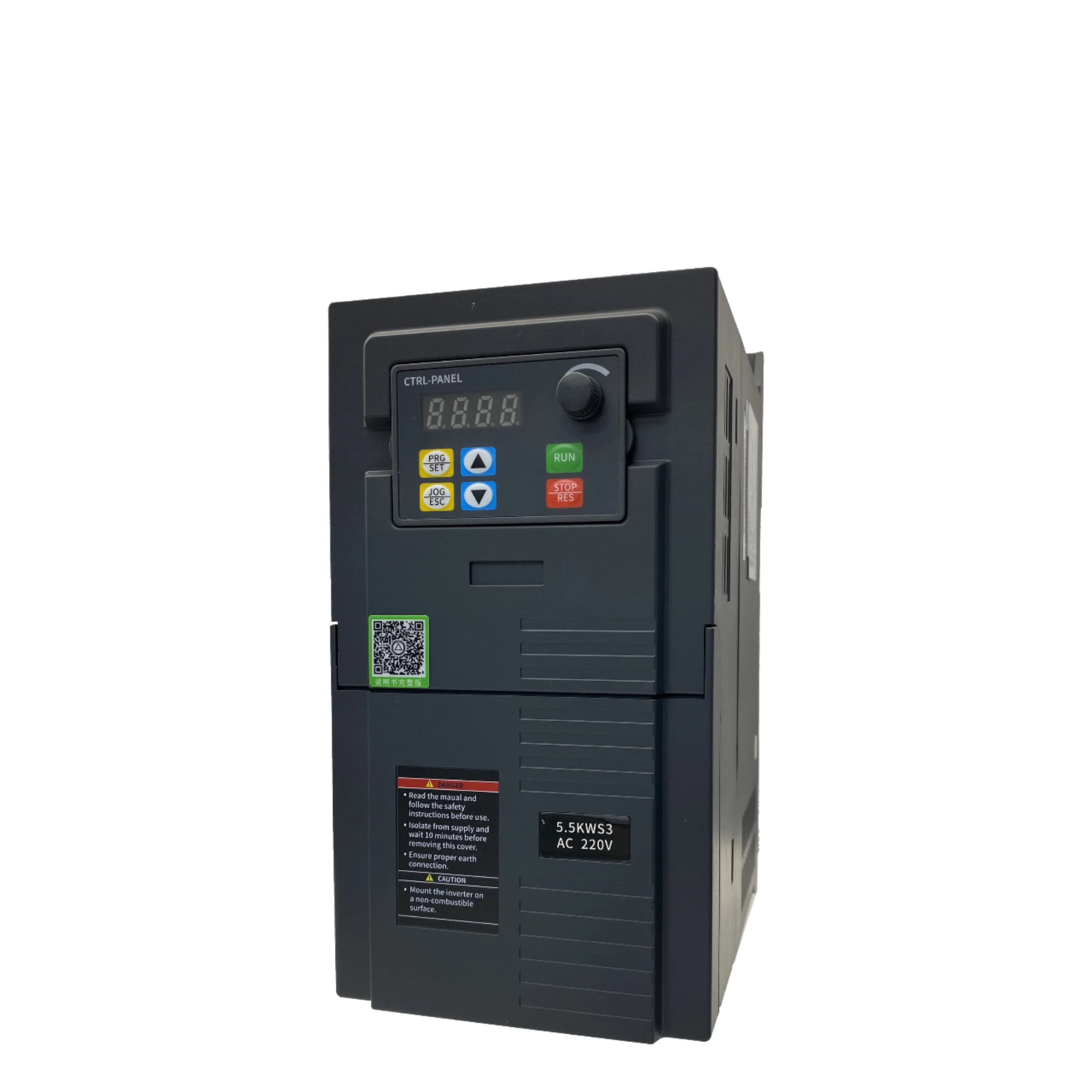 3KW Vector Control AC Three-Phase 380V Inverter Static Frequency Converter (VFD) Fan Motor Speed Regulator