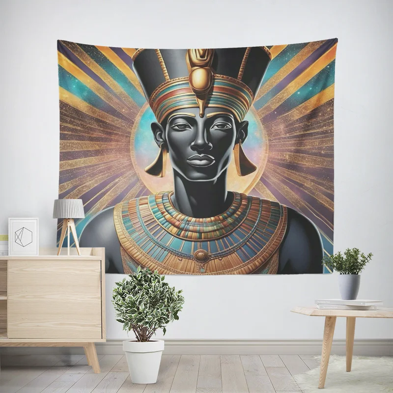 Home decoration modern room decor items wall tapestry aesthetic bedroom wall art large fabric ancient Egypt pharaoh retro