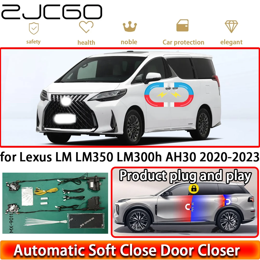 

for Lexus LM LM350 LM300h AH30 2020-2023 Soft Close Door Kit Power Closing Latch System Auto Pull Door Easy Close Plug & Play
