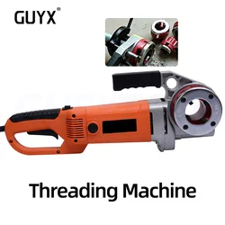 High Power Handheld Electric Screw Galvanized Pipe Threading Machine Pipe Tapping hinge portable Lightweight Threading Machine