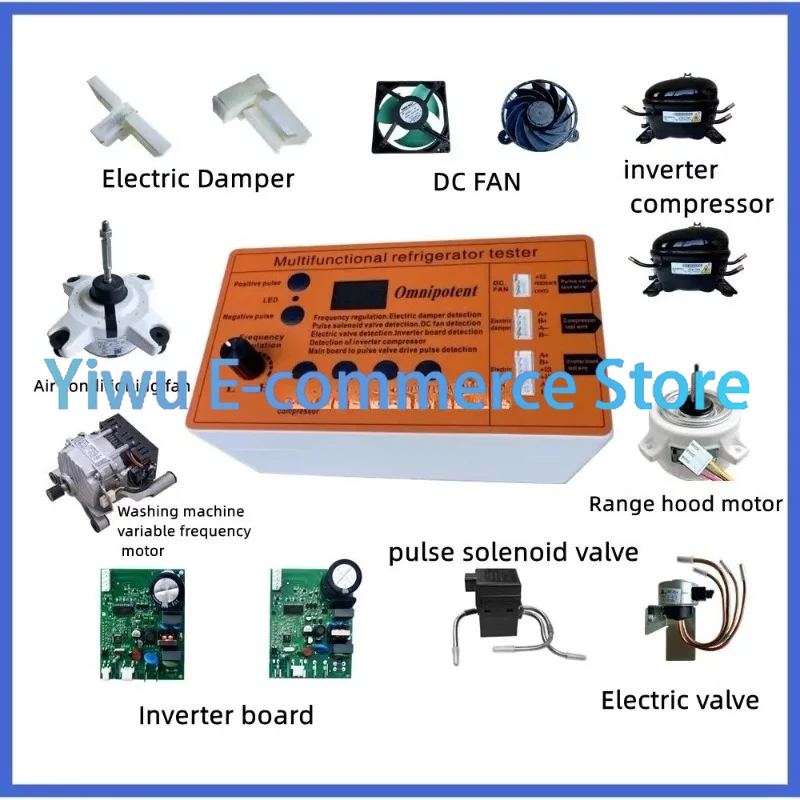 

Refrigerator Inverter Board, Compressor, Solenoid Valve, Fan, Air Door, Electric Valve Inspection and Testing Tool for Faults