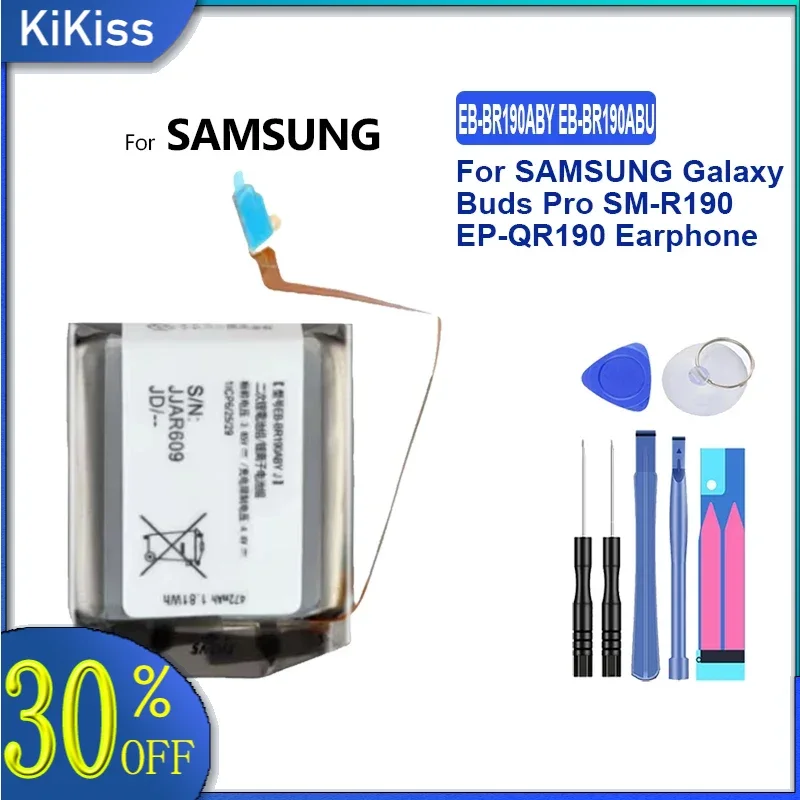 Replacement Battery EB-BR190ABY EB-BR190ABU 472mAh For SAMSUNG Galaxy Buds Pro SM-R190 EP-QR190 Earphone Portable batteries