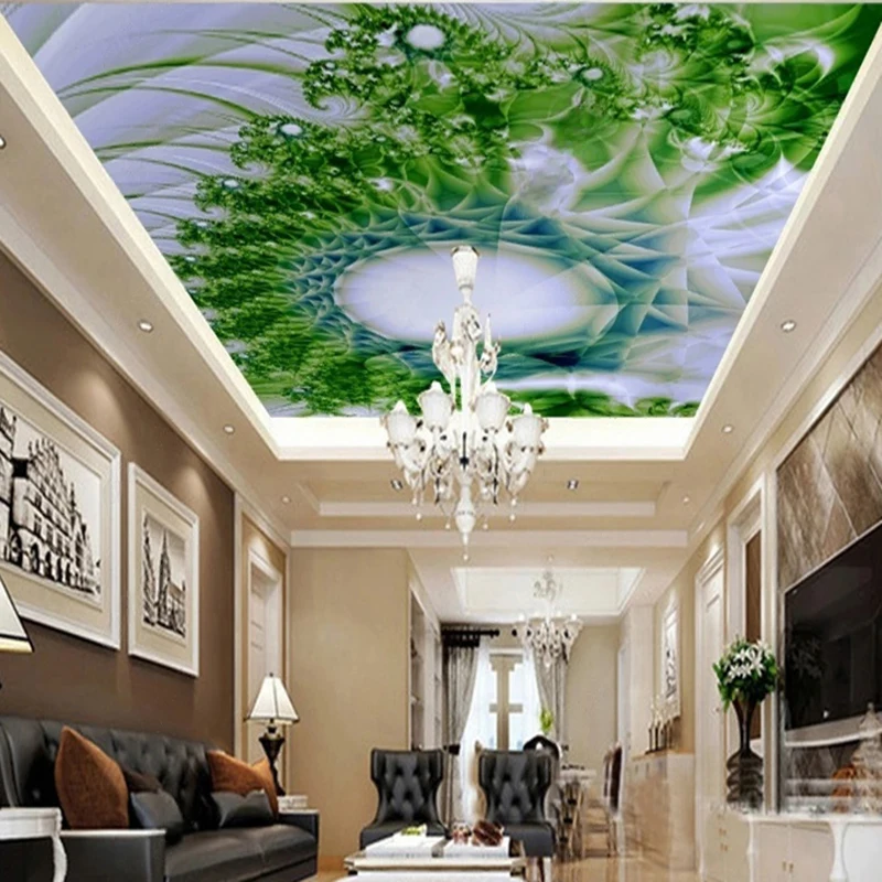 

Modern 3D Stereo Abstract Geometric Textured Wall Mural - Creative Ceiling and Wall Decor Print for Living Room Bedroom Office