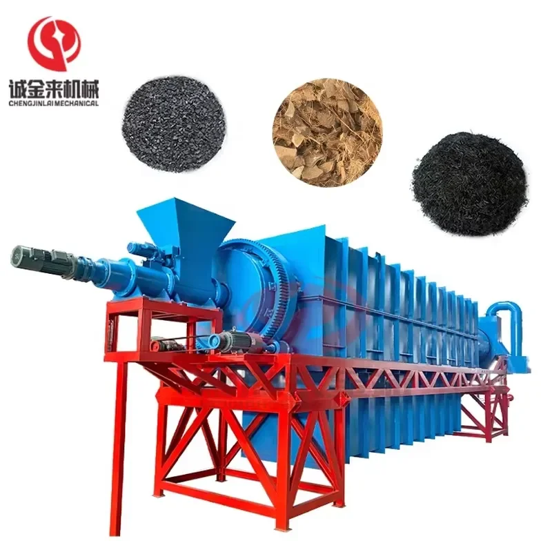 Manufacturers Wholesale Continuous Coconut Shell Charcoal Carbonization Furnace