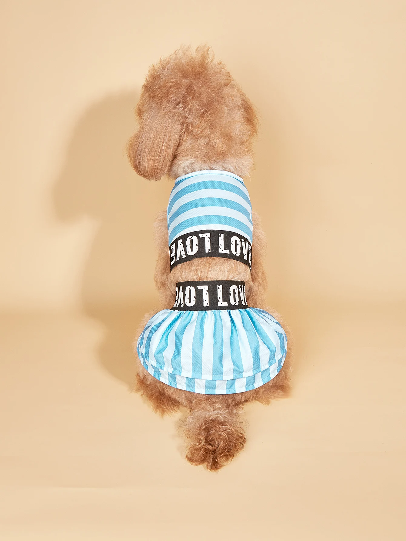 Dog Dress for Small Dogs Cool Costume Striped Puppy with Doggie Pet Clothes Cool Swimwear Apparel for Dogs Cats Summer