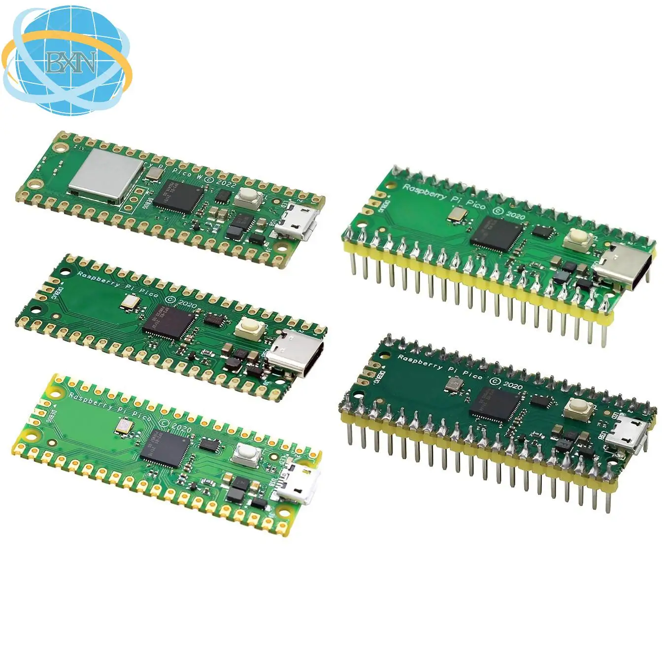 Official Raspberry Pi Pico Board RP2040 Dual-Core 264KB ARM Low-Power Microcomputers High-Performance Cortex-M0+ Processor