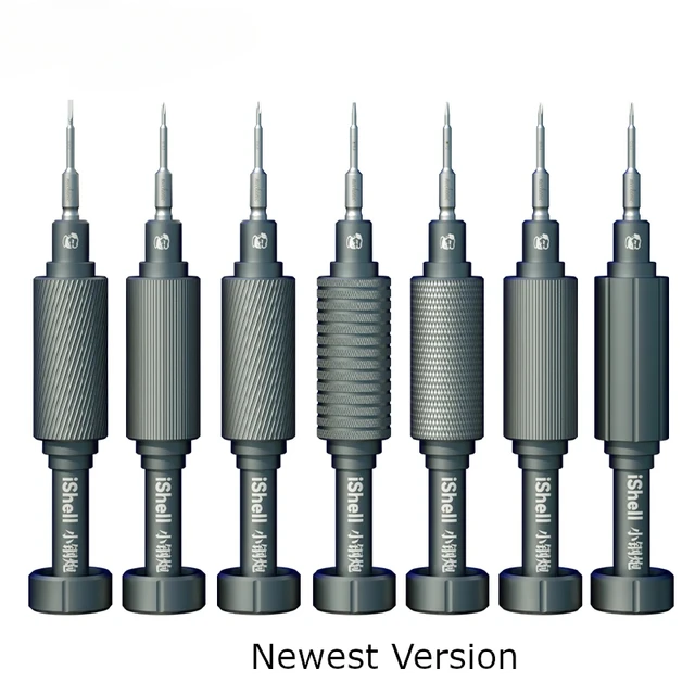 Mechanik 6 w 1 iShell Max Mortar Mini zestaw wkrętaków Mocna twardość magnetyczna Precyzyjny śrubokręt ze stopu magnezu i krzemu