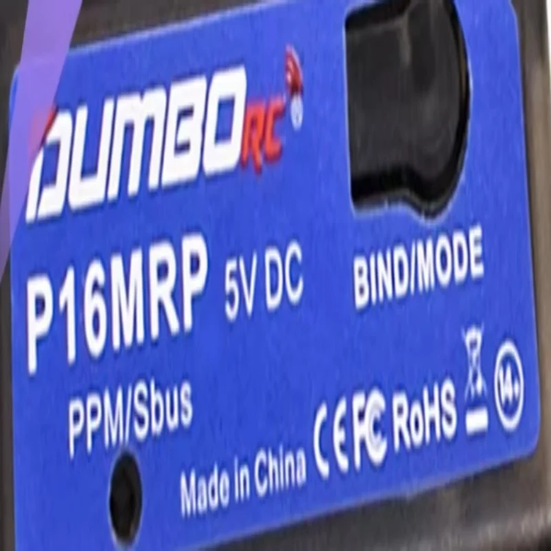 DUMBORC P16MRP RC Receiver 16CH 2.4GHz SBUS PPM Output Supports Simulator