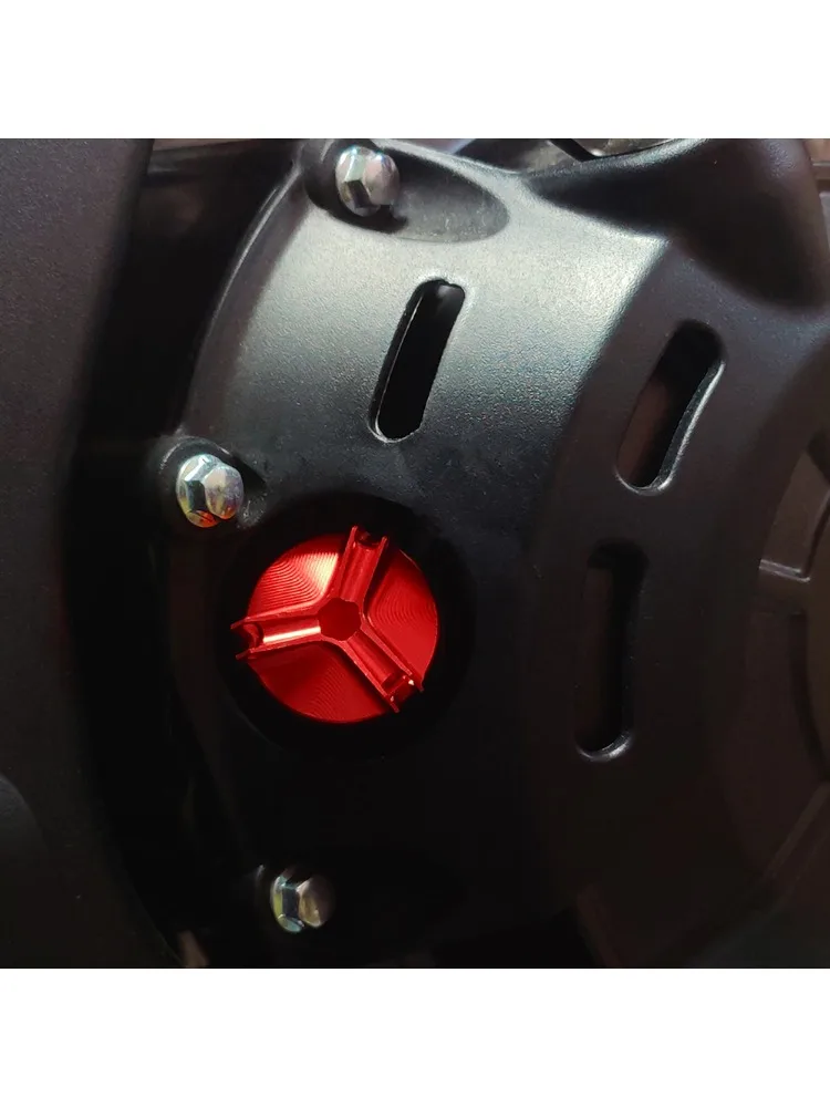 Motorcycle Engine Anti-theft Oil Screw Cover For HAOJUE DL150 Special CNC Aluminum Alloy Modification Accessories