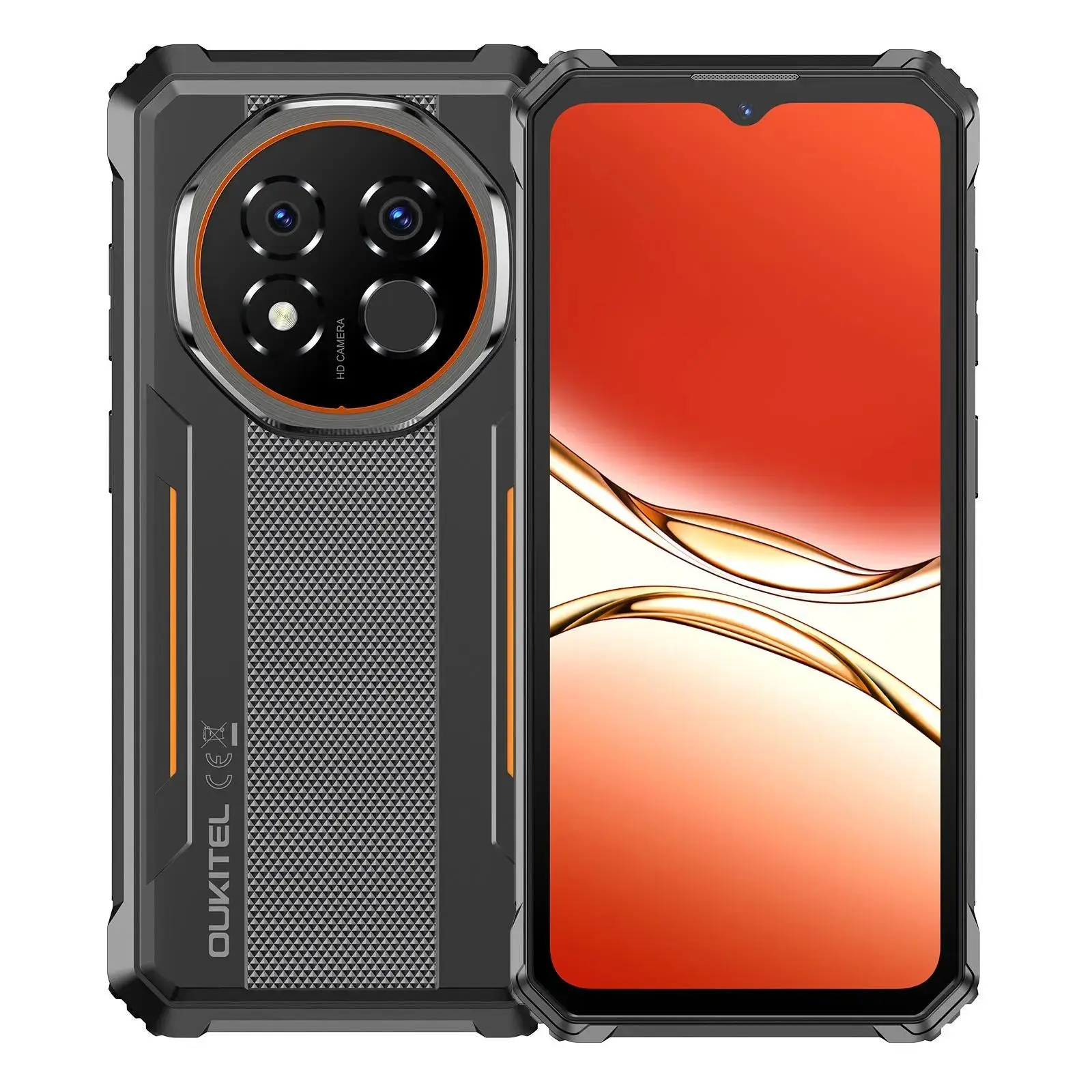 Oukitel G6 NFC Rugged Phone 4GB+64GB/128GB/8GB+256GB 6.54" FHD+ Android 15 Unisoc T615 10600mAh 18W 4G Smartphone