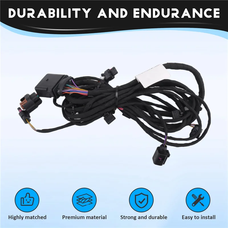 

AADD-AADD-Parking Sensor Wiring 7P6971095M For VW Touareg 2011-2014 Front Bumper 7P6 971 095M