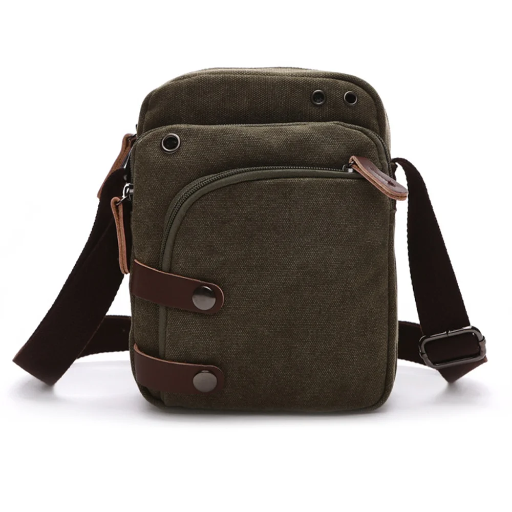 

Men's Canvas Bag Men's Cool Single Shoulder Crossbody Bag Fashion Travel Portable Bag Color Optional Bag