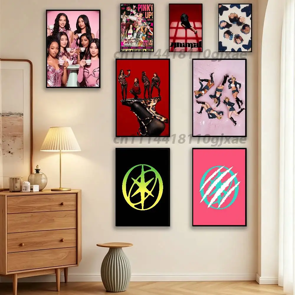 W-WILD Animal K-KATSEYES Poster HD Waterproof Self-Adhesive Wall Art – Multi-Scene Use, Top Gift Pick