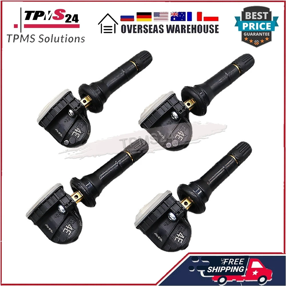 4PCS FOR 2019 2020 2021 2022  Opel Astra K Astra Van Insignia B (Z18) 433MHZ TPMS Tire Pressure Sensor 13512347 13540606