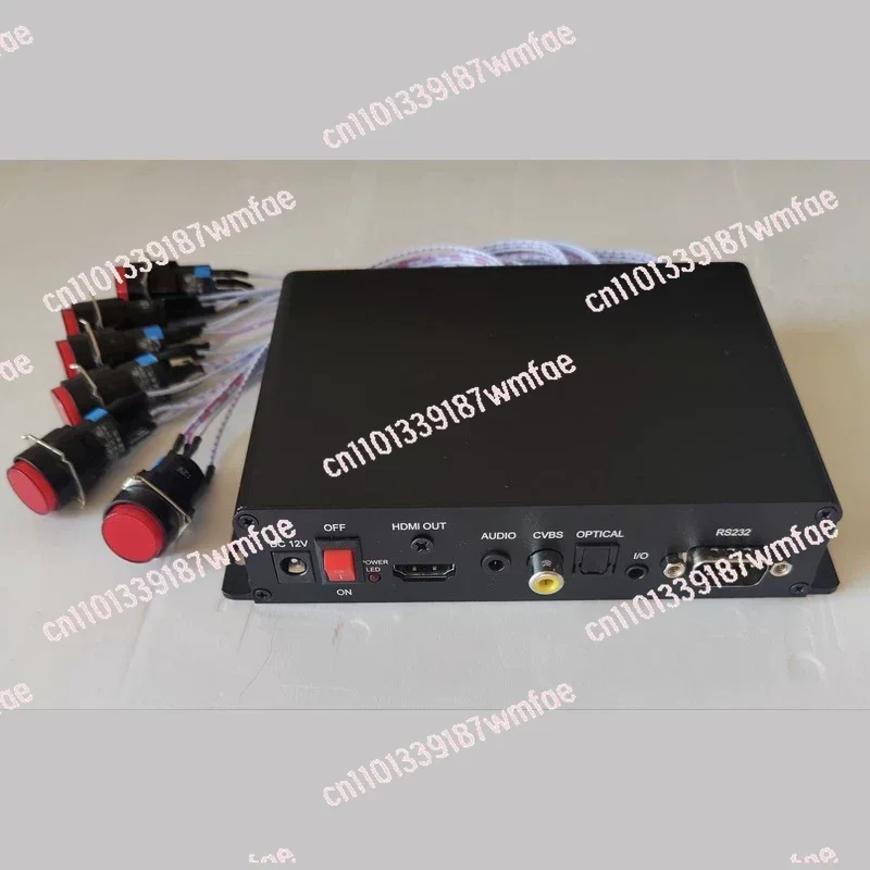 

1005-12 Factory Interactive 12 button auto play digital 5.1 audio output USB LCD advertising tv screen media player